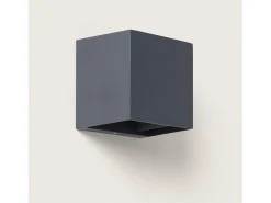 Aplique de Pared Exterior LED 10W Aluminio CCT Seleccionable Denny Antracita
