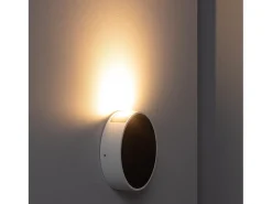 Aplique de Pared Exterior LED 6W de Aluminio Crono Negro 3000K Blanco Cálido