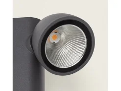 Aplique de Pared Exterior LED 6W Aluminio Abel Gris Oscuro