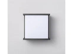 Aplique de Pared Exterior Aluminio Daman Negro