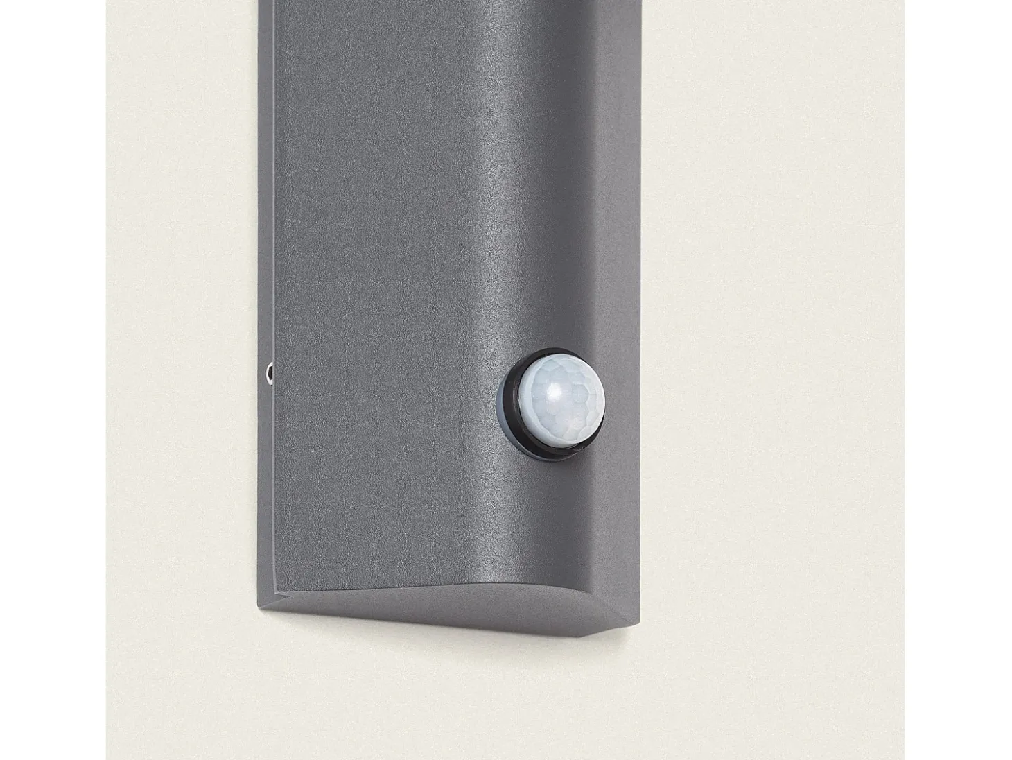 Aplique de Pared Exterior Aluminio con Detector de Movimiento Abel Gris Oscuro