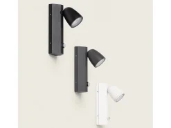 Aplique de Pared Exterior Aluminio con Detector de Movimiento Abel Gris Oscuro