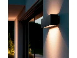 Aplique de Pared Exterior LED 11W Aluminio Iluminación Doble Cara Carinae 3000K Blanco Cálido
