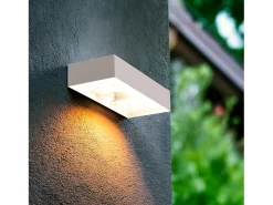 Aplique de Pared Exterior LED 6W con Sensor de Movimiento PIR Karl Solar Blanco 3000K Blanco Cálido