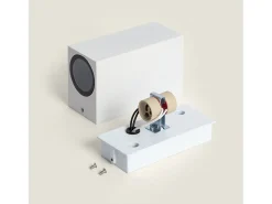 Aplique de Pared Exterior Aluminio Iluminación Doble Cara Miseno Blanco