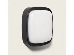 Aplique de Pared Exterior LED 12W Iluminación Cuadrado Negro Beilen Negro