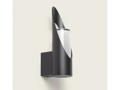 Aplique de Pared Exterior Aluminio Oblong Negro