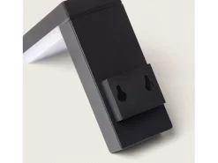 Aplique de Pared Exterior Solar LED 2W Aluminio con Sensor de Movimiento Goran Negro