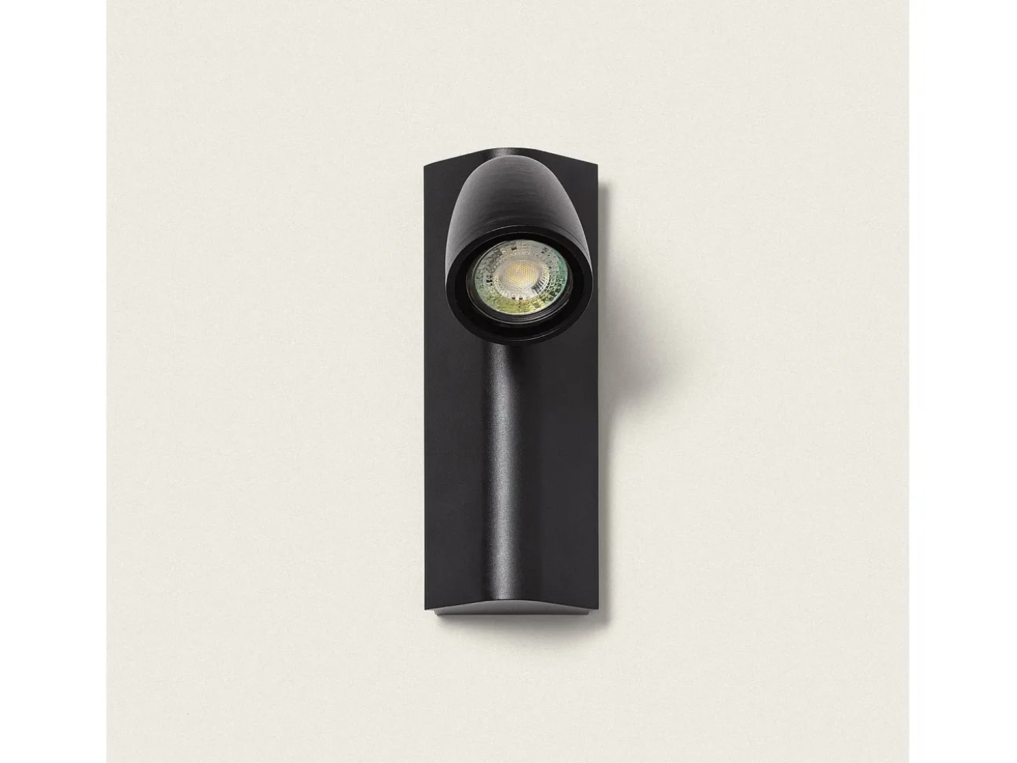 Aplique de Pared Exterior Aluminio Abel Negro