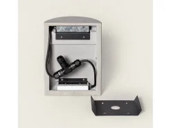 Aplique de Pared Exterior LED Regulable 16W Cemento Zalix Gris Piedra