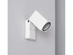 Aplique de Pared Exterior Aluminio Cuadrado Onuba Blanco