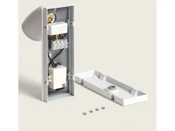Aplique de Pared Exterior LED 6W Aluminio con Detector de Movimiento Abel Blanco