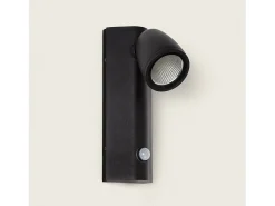 Aplique de Pared Exterior LED 6W Aluminio con Detector de Movimiento Abel Blanco