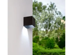 Aplique de Pared Exterior Solar LED 2W con Detector de Movimiento Radar Eros 4000K Blanco Neutro