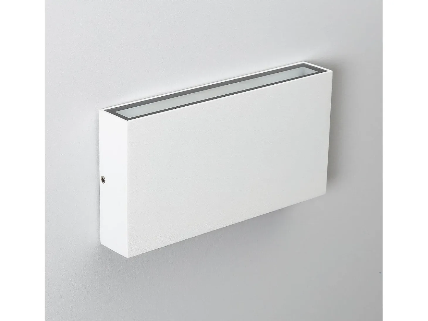 Aplique de Pared Exterior LED 10W Iluminación Doble Cara Rectangular Blanco Luming II 4000K Blanco Neutro