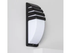 Aplique de Pared Exterior Aluminio Titus Grid Negro