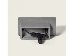 Aplique de Pared Exterior LED Regulable 12W Cemento Brinvo Gris Piedra