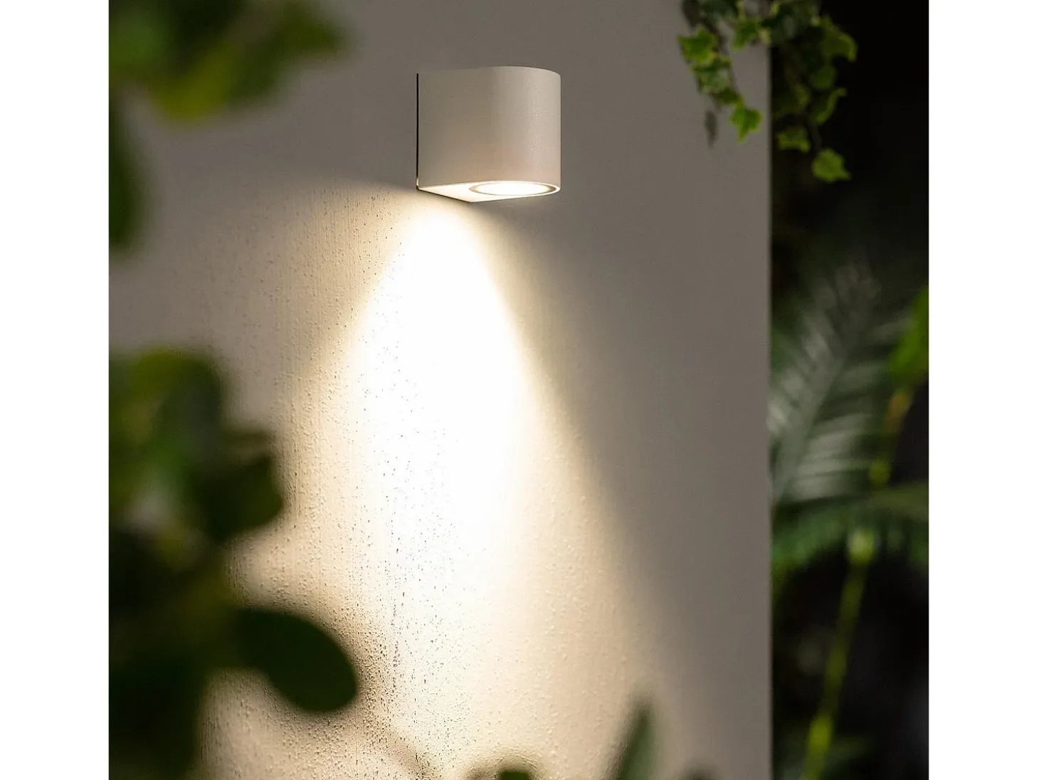Aplique de Pared Exterior Gala Blanco Blanco