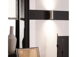 Aplique de Pared Exterior Aluminio Iluminación Doble Cara Big Gala Plateado