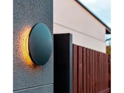 Aplique de Pared Exterior LED 10W Aluminio CCT Seleccionable Blekkom S Antracita