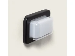 Aplique de Pared Exterior LED 10W Iluminación Rectangular Negro Gulpos Negro Mate