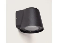 Aplique de Pared Exterior Aluminio Darjan Oroco II Negro Mate
