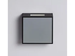 Aplique de Pared Exterior LED 6W Aluminio Roma Gris 3000K Blanco Cálido