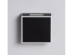 Aplique de Pared Exterior LED 6W de Aluminio Roma Negro 3000K Blanco Cálido