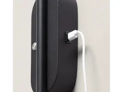 Aplique de Pared LED con Batería USB Recargable Metal Aura Negro