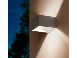 Aplique de Pared LED 6W de Aluminio Iluminación Doble Cara Lico Gris Claro 3000K Blanco Cálido