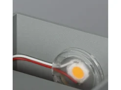 Aplique de Pared LED 6W de Aluminio Iluminación Doble Cara Lico Gris Claro 3000K Blanco Cálido