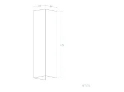 Aplique de Pared LED 12W Metal Columbus M Plateado