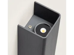 Aplique de Pared LED 12W Metal Columbus L Plateado