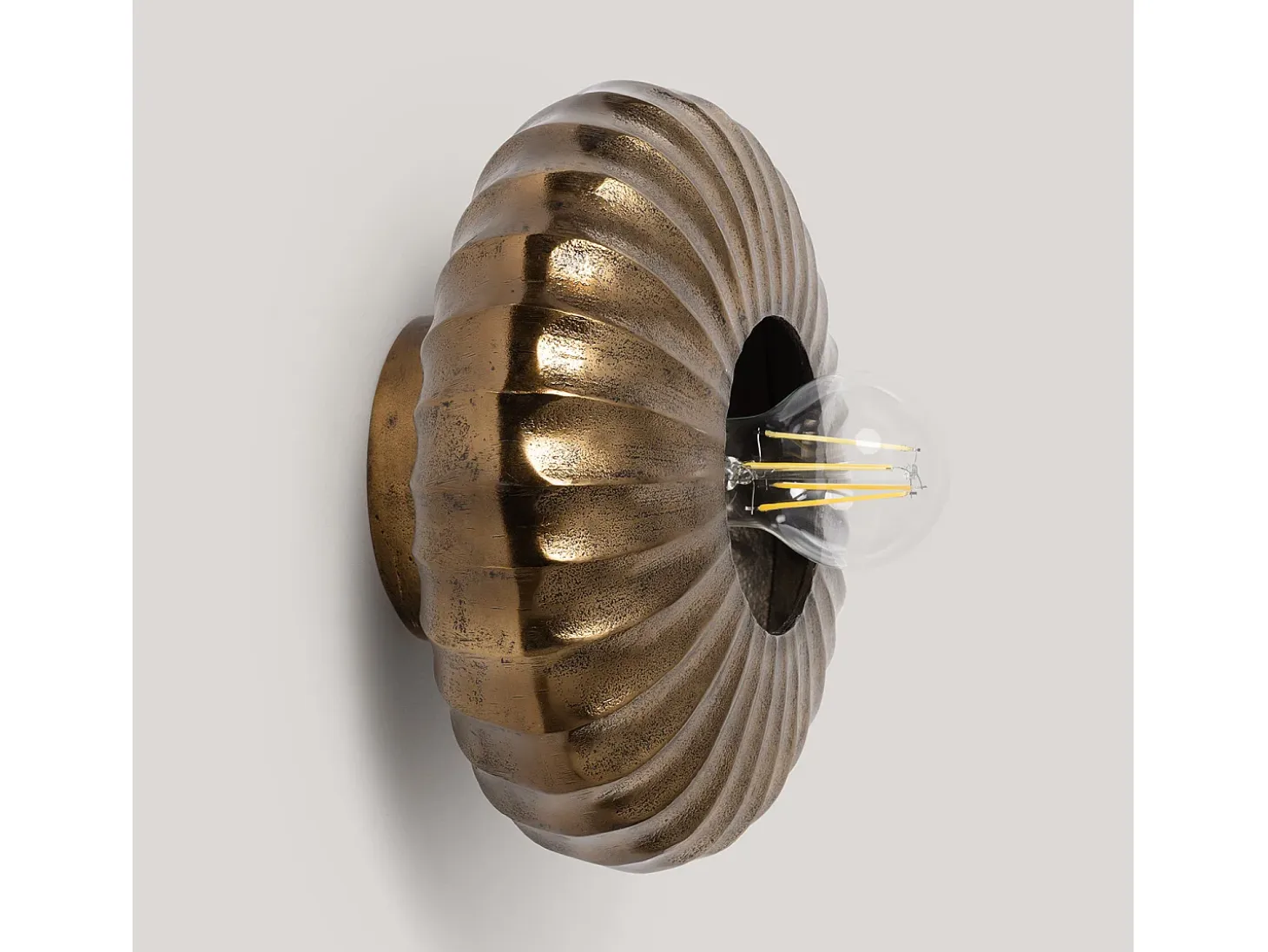 Aplique de Pared Metal Ronith ILUZZIA Dorado