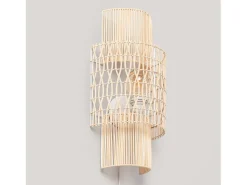 Aplique de Pared Papel Trenzado Masego L ILUZZIA Natural