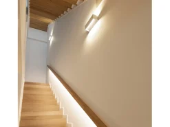 Aplique de pared RETT de estilo moderno - Longitud 25 cm - LED SMD 8W - 790lm -3K - up&down - aluminio - blanco - IP20