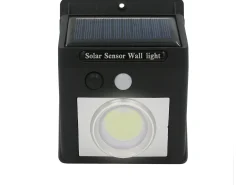 Aplique de Pared Solar LED con Sensor Crepuscular y Movimiento Negro 7500K 20000H 7hSevenOn