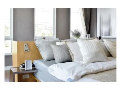 Aplique de pared TOSACANA de estilo moderno y versátil - Alt. 14 cm - LED SMD 3W - 200lm y 3k - 90º y 180º - on&off - IP20 - acero y níquel satinado