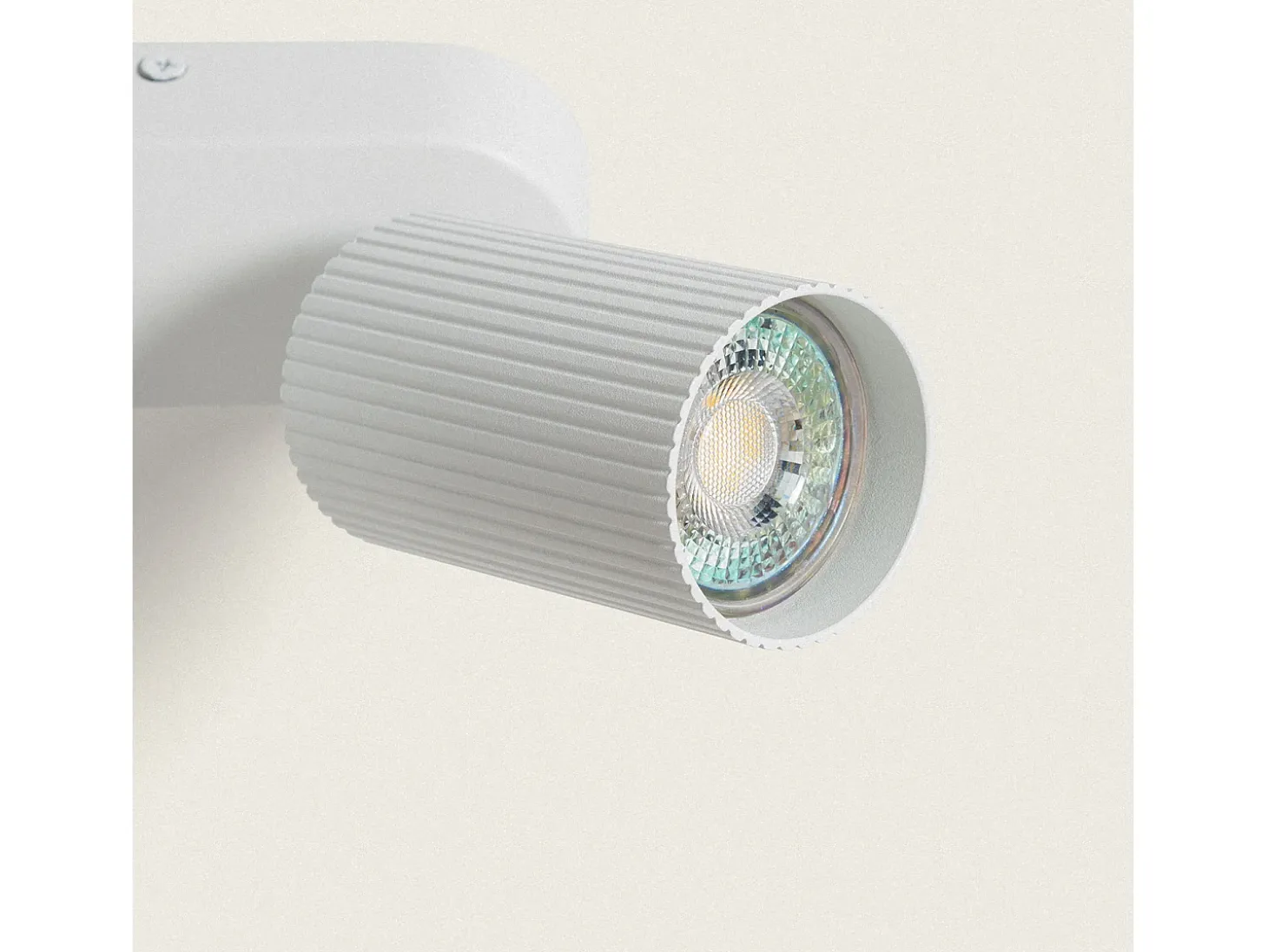 Aplique de Techo Aluminio Aritz 3 Foco Blanco