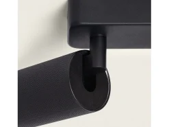 Aplique de Techo Aluminio Breixo 4 Focos Negro