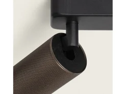 Aplique de Techo Aluminio Breixo 3 Focos Bronce