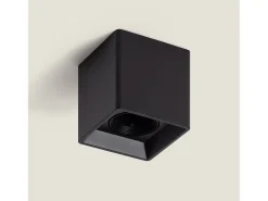 Aplique de Techo Cuadrado Space Negro