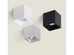 Aplique de Techo Cuadrado Space Blanco