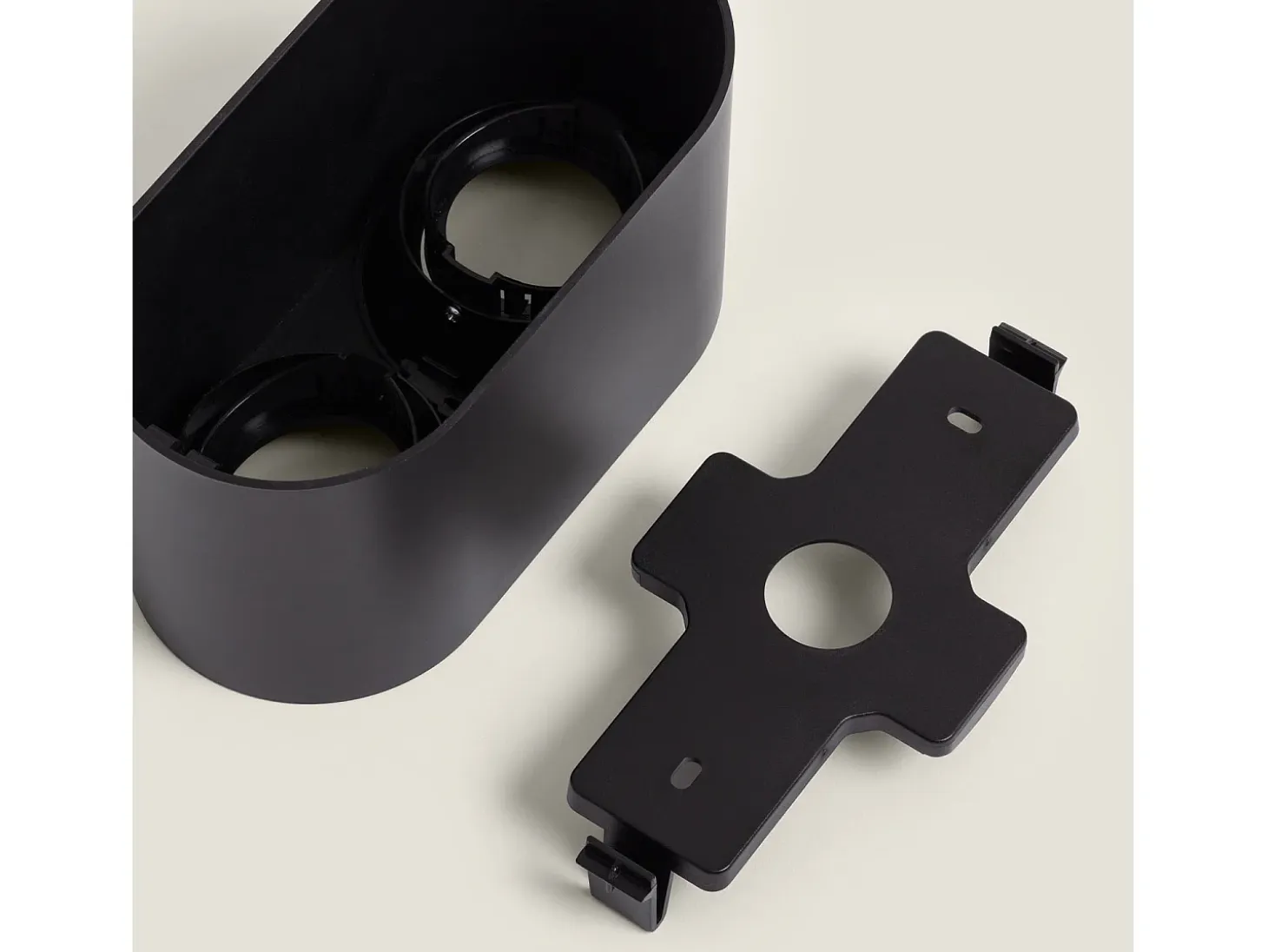 Aplique de Techo Doble Space Negro