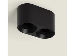 Aplique de Techo Doble Space Negro