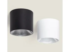 Aplique de Techo LED 20W Aluminio Syrah Blanco Seleccionable (Cálido-Neutro) 2700K - 3300K - 4000K