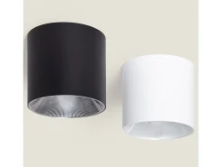 Aplique de Techo LED 30W Aluminio Syrah Negro Seleccionable (Cálido-Neutro) 2700K - 3300K - 4000K