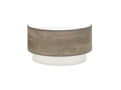 Aplique De Una Luz Modelo Myriam Color Madera Gris