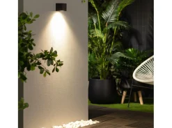 Aplique Exterior de Pared Miseno Negro Negro