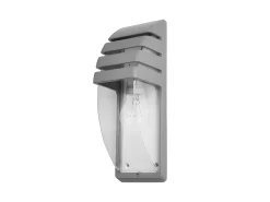 Aplique Exterior Elnath En Metal Gris Ip44